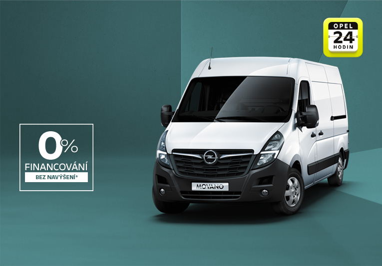 Opel Movano - zvýhodnění v akci Opel 24 hodin až 215 000 Kč Opel Movano