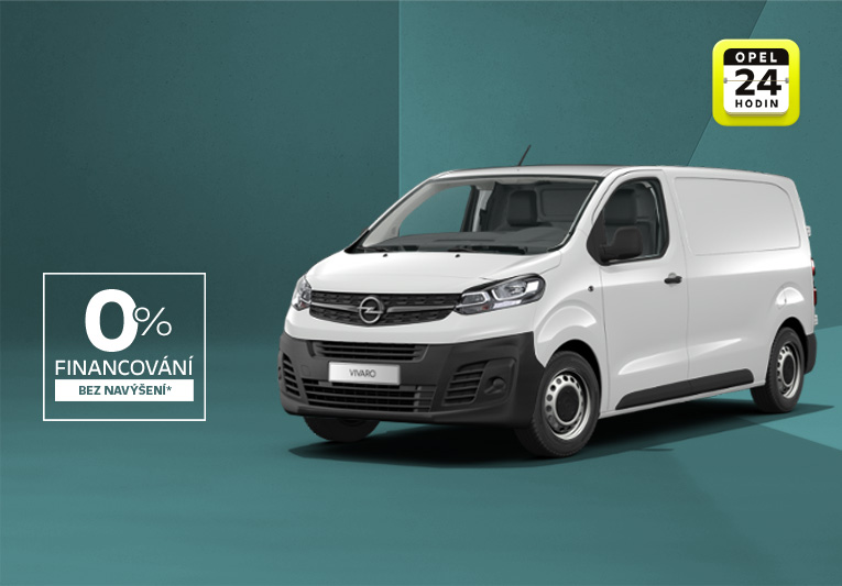 Opel Vivaro - zvýhodnění v akci Opel 24 hodin až 196 000 Kč Opel Vivaro