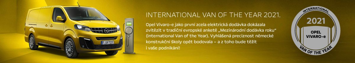 Opel Vivaro-e: International VAN of the year 2021.