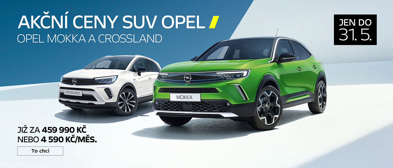 SUV za skvělé ceny - Opel Mokka a Crossland